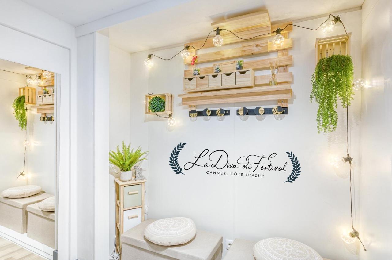 La Diva Du Festival - 10 Mn A Pied Palais & Plages - Cosy & Calme - Clim - Wifi Cannes Esterno foto