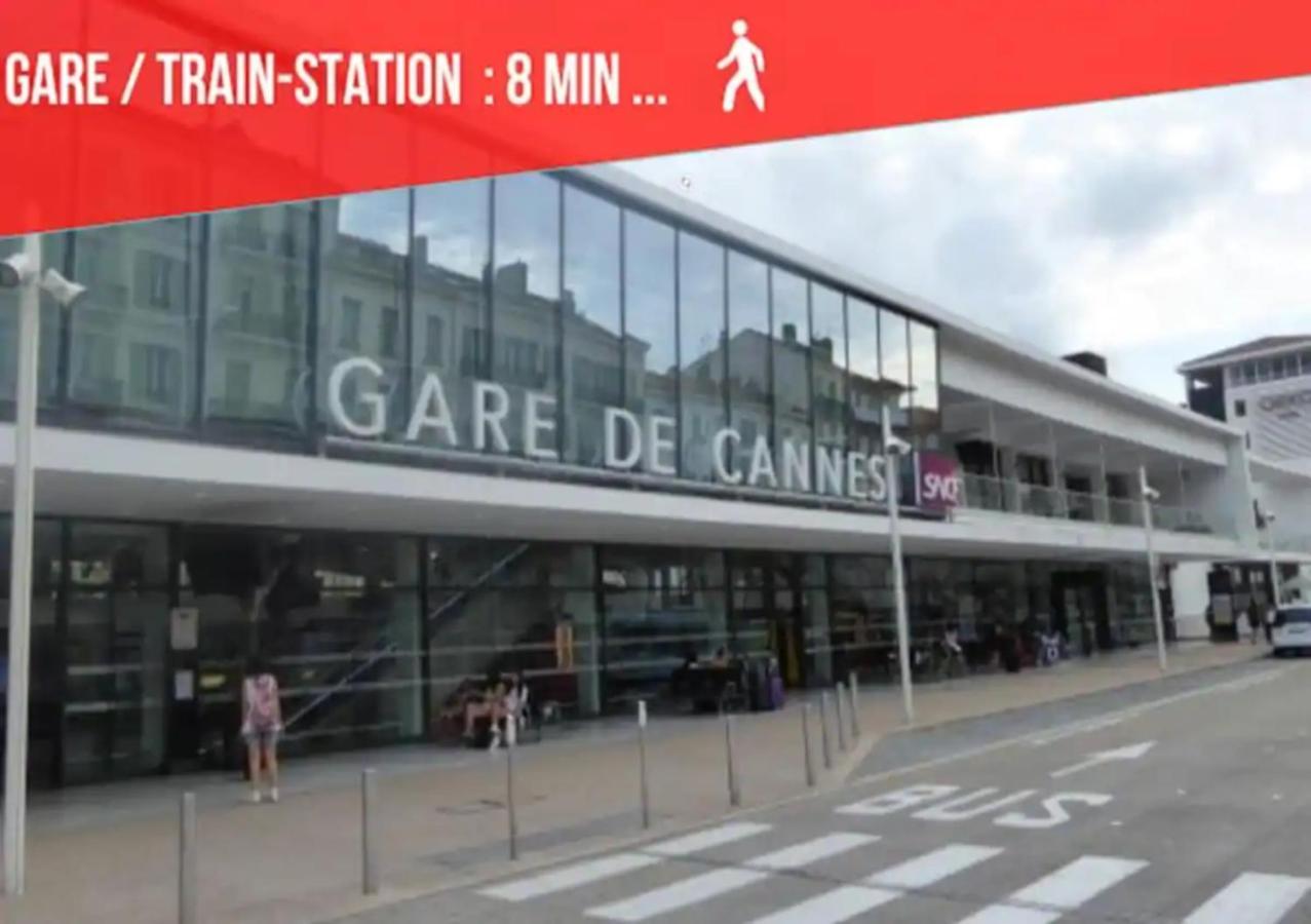 La Diva Du Festival - 10 Mn A Pied Palais & Plages - Cosy & Calme - Clim - Wifi Cannes Esterno foto