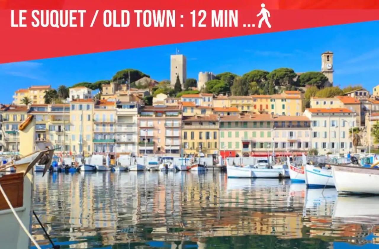 La Diva Du Festival - 10 Mn A Pied Palais & Plages - Cosy & Calme - Clim - Wifi Cannes Esterno foto