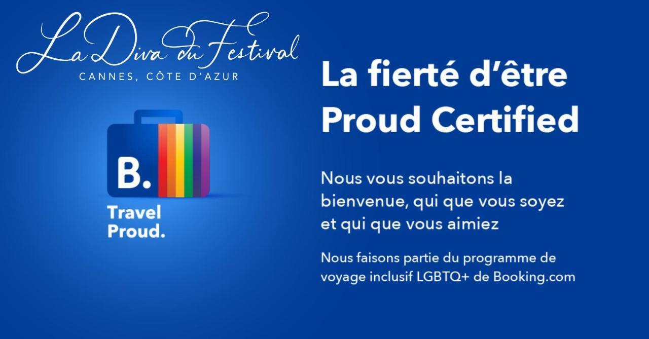 La Diva Du Festival - 10 Mn A Pied Palais & Plages - Cosy & Calme - Clim - Wifi Cannes Esterno foto