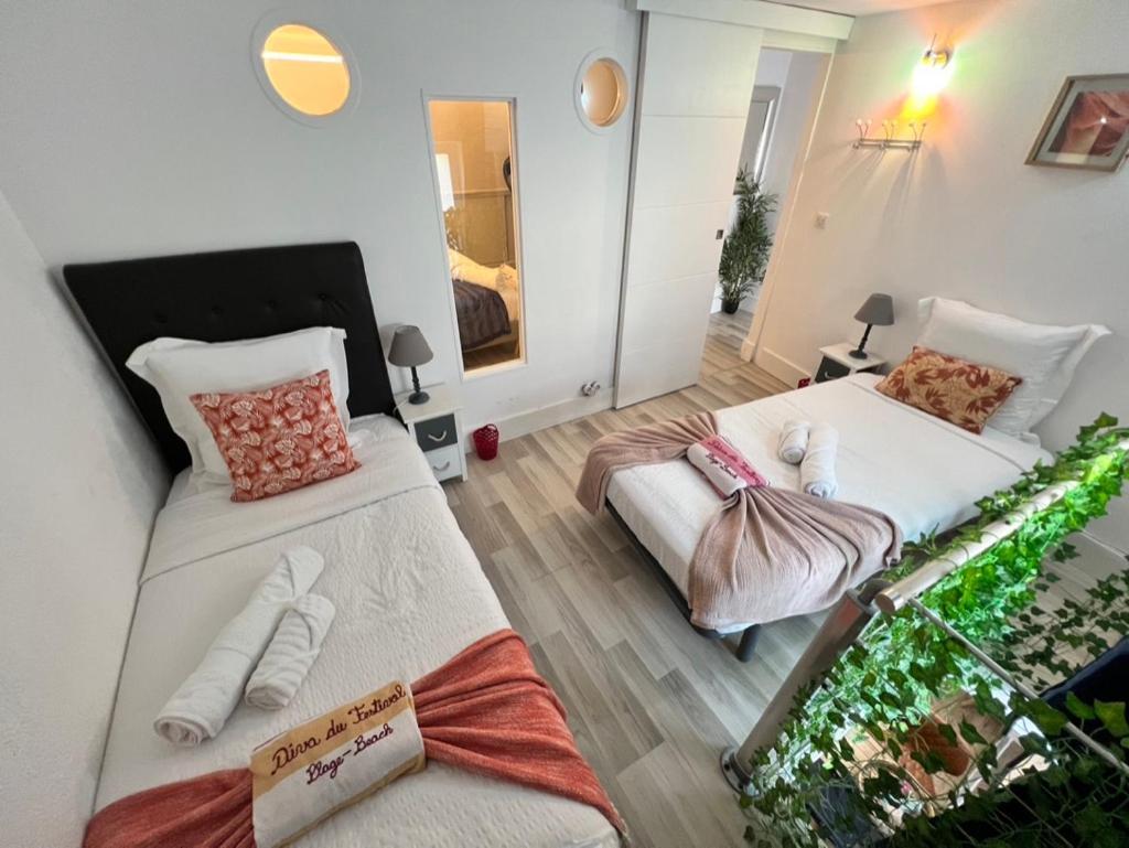 La Diva Du Festival - 10 Mn A Pied Palais & Plages - Cosy & Calme - Clim - Wifi Cannes Esterno foto